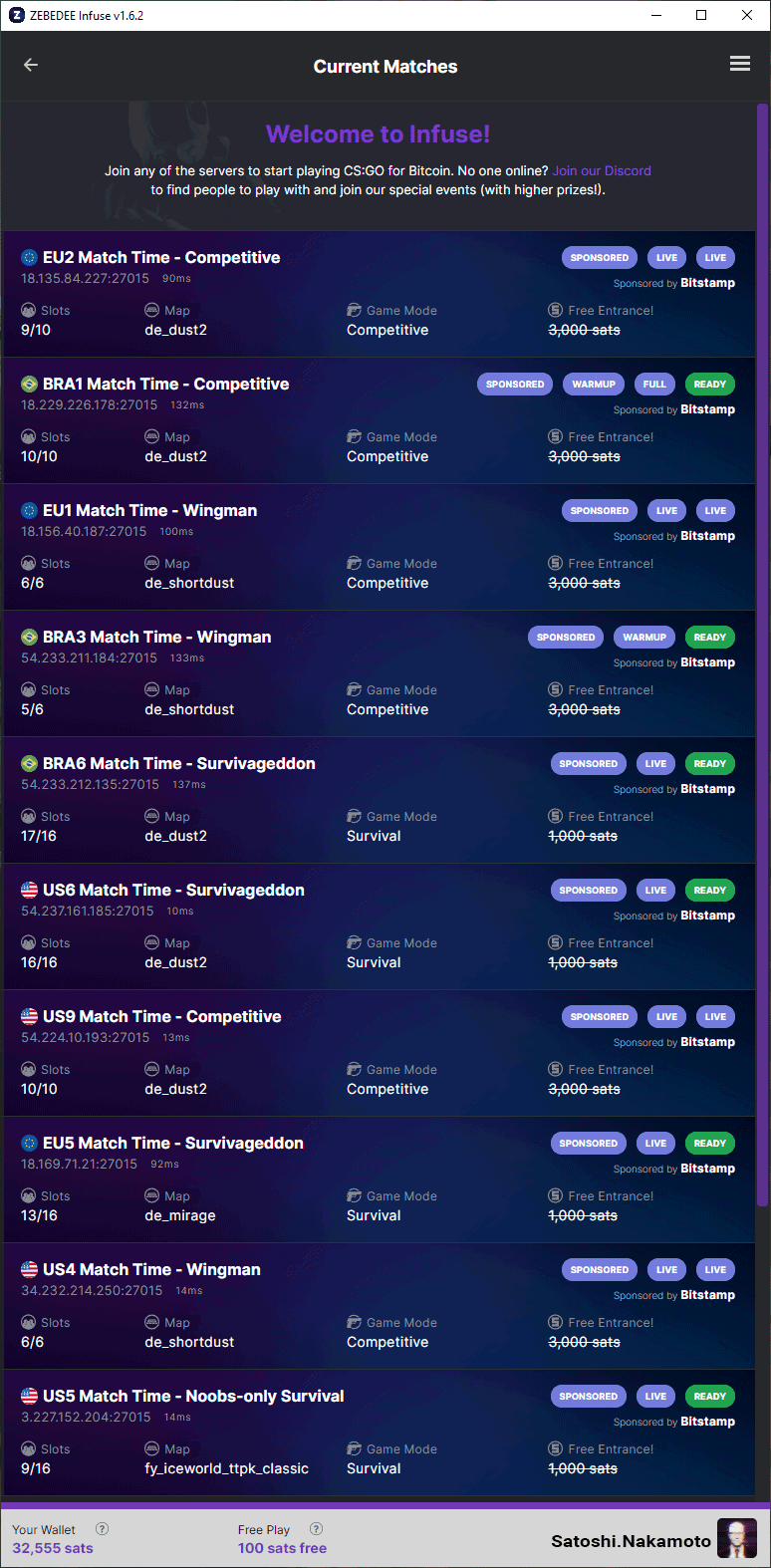 CS:GO servers – join sponsored servers for free