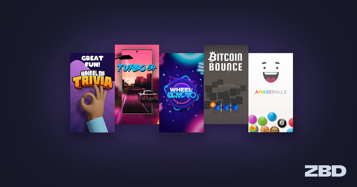 Play mobile games to earn Bitcoin.